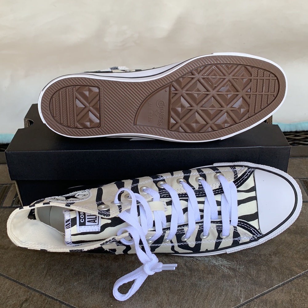 CONVERSE CTAS TWISTED UPPER HI EGRET/BLACK/BLACK M - Picture 4 of 13